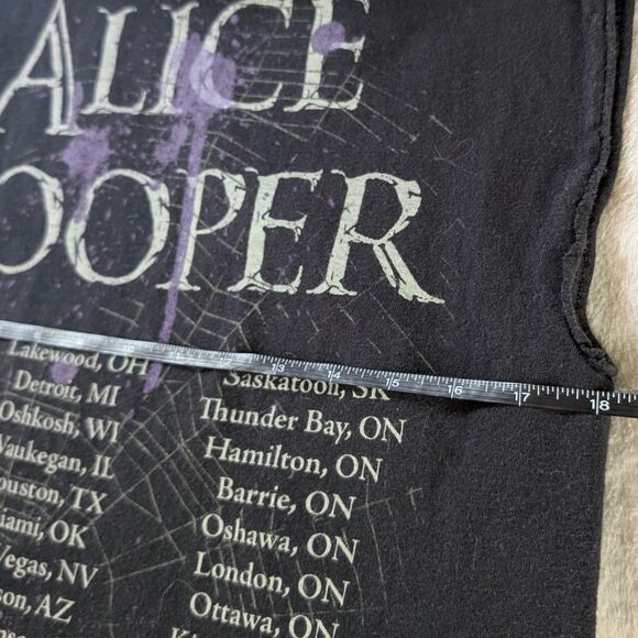 Alice Cooper Along Came a Spider Muscle T-Shirt Unisex Medium Tour Graphic - Picture 6 of 7